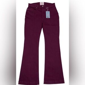 NWT Revice Denim Venus Flares Jeans Women’s 31 Wine & Dine High Rise Retro Y2K